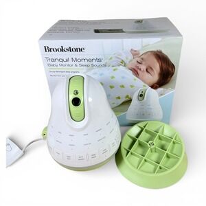 Brookstone Tranquil Moments 849264 Baby Monitor and Sleep Sounds Wi-Fi Connect